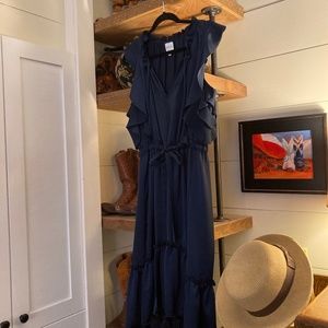 Misa, Los Angeles, Navy Blue MIDI, Size Medium = Size 6